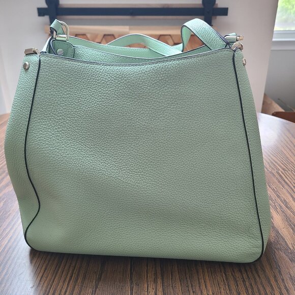 Kate Spade Leila Medium Triple Compartment Shoulder Bag in Beach Glass - Picture 5 of 10